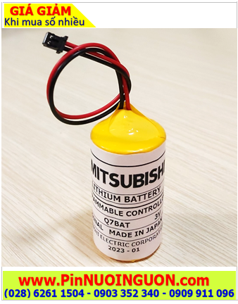 Mitsubishi Q7BAT; Pin nuôi nguồn Mitsubishi Q7BAT lithium 3v 5000mAh chính hãng _Xuất xứ Nhật